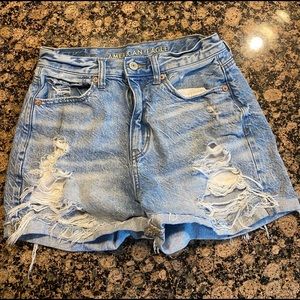 American Eagle high waist mom shorts